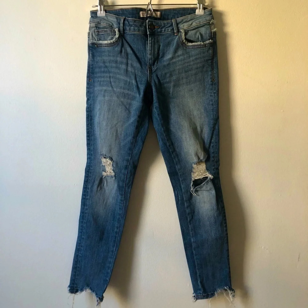 ☀️ZARA Basic Z1975 Distressed Skinny Jeans